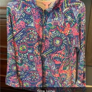 Lilly Pulitzer Colorful Patterned Hoodie